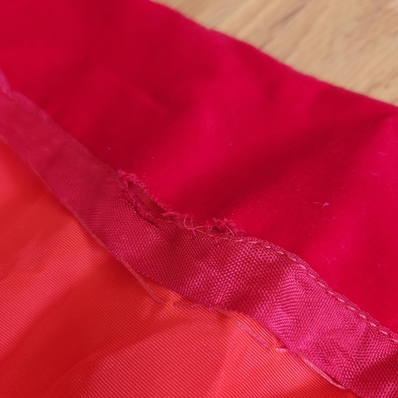 Vintage, 1960s Emma Domb Floor Length Sheath Formal Dress in Red with Ri… - Picture 6 of 12